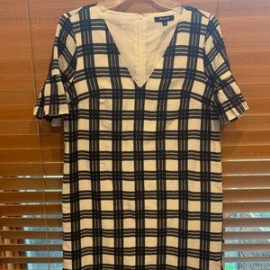 madewell cotton shift dress